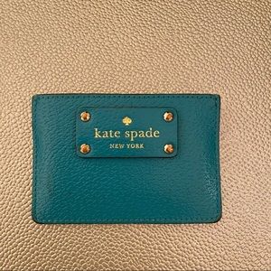 AUTHENTIC Kate Spade Teal Cardholder